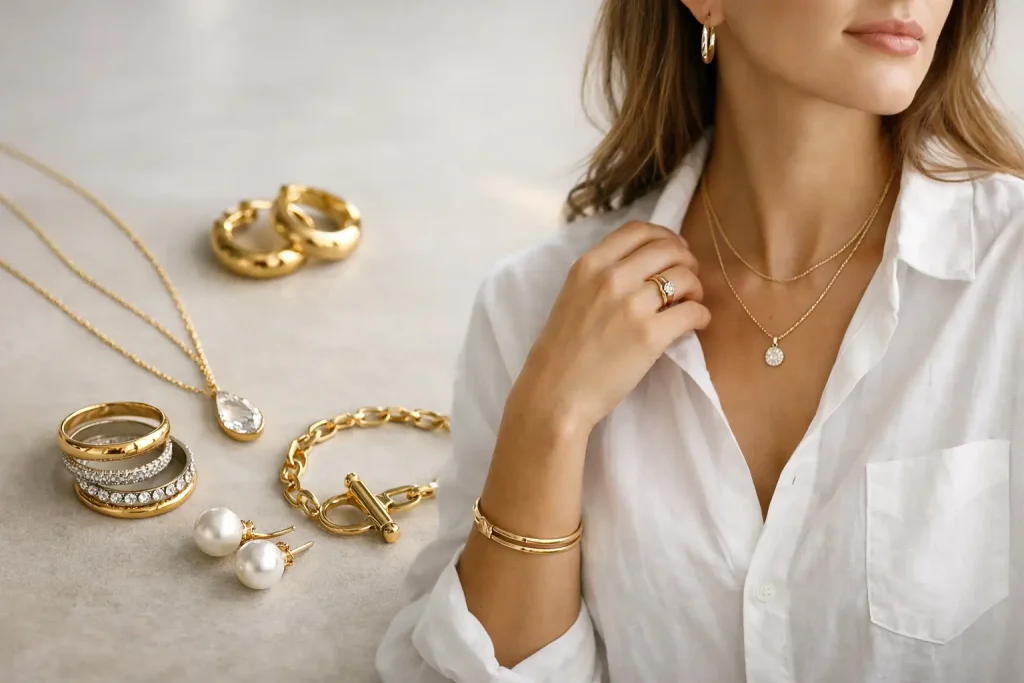 Jewelry to Elevate Simple Outfits Fast